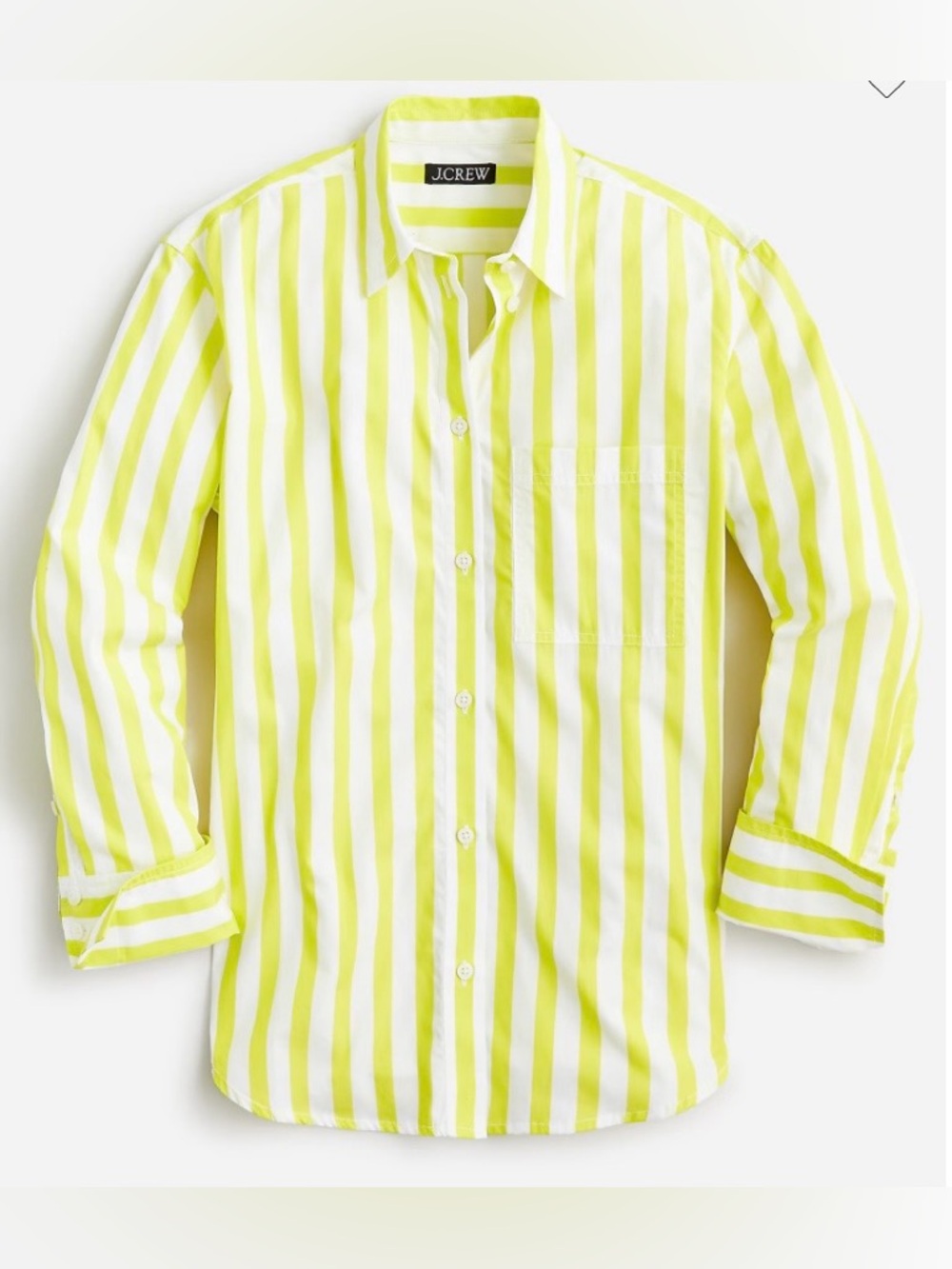 J. Crew Garçon Button Down Shirt in Bold Stripe Cotton Poplin